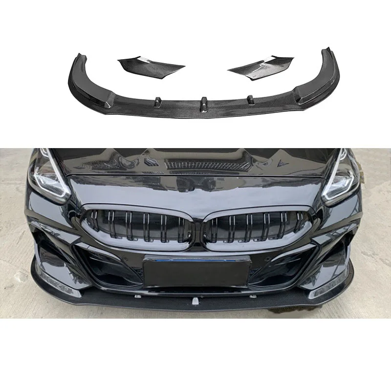 

Для BMW Z4 G29 передняя губа с обертывающими углами, передняя лопата из углеродного волокна, подбородок, объемный модифицированный комплект кузова автозапчастей