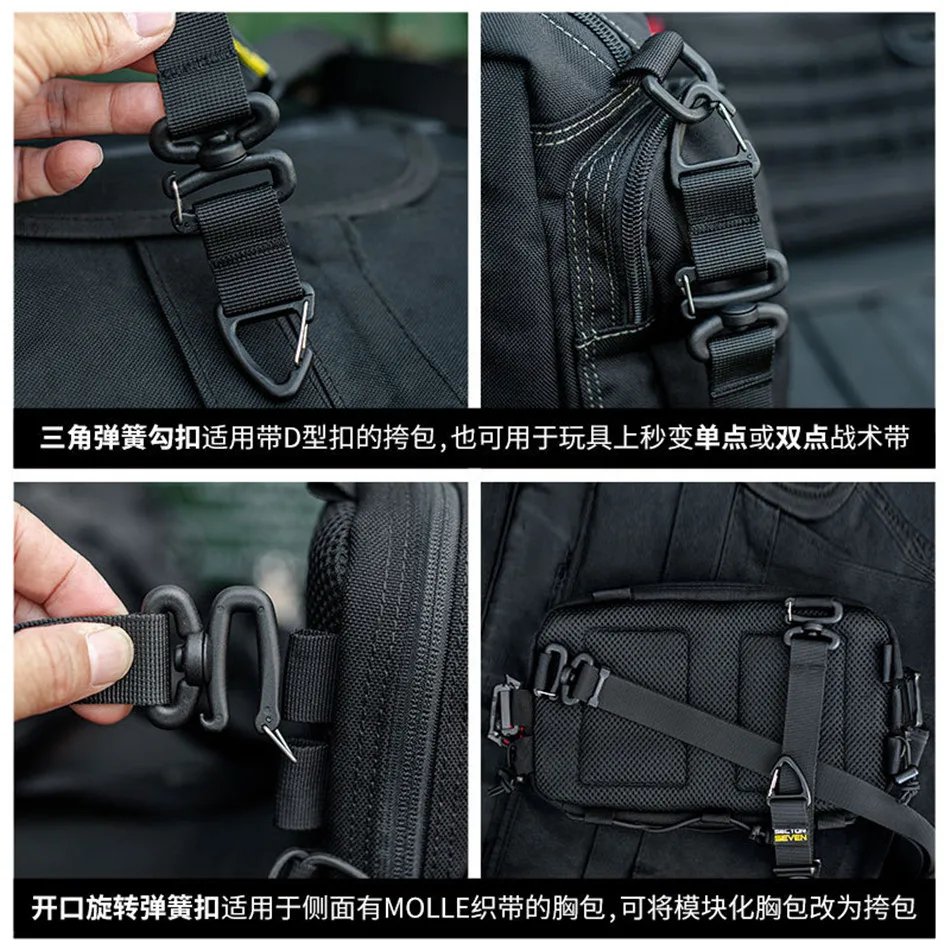 Tactical Shoulder Strap Quick Adjustment and Release 2 or 1 Point Sling Shoulder Strap Modular Extended Shoulder Bag Strap