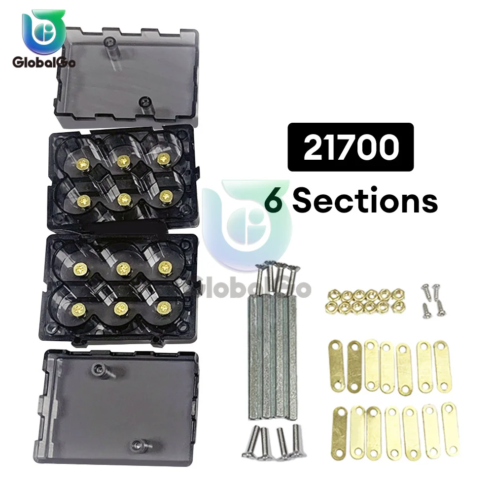 18650 21700 Unlimit Stitching High Capacity High Current Pure Copper Post DIY Lithium Battery Holder Energy Storage Bracket