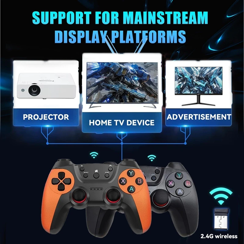 X2 Ultra 4K Game Stick Mini TV Video وحدة تحكم ألعاب محمولة 35000+ ألعاب ريترو وحدة تحكم لاسلكية محاكيات الأركيد الشحن من الولايات المتحدة