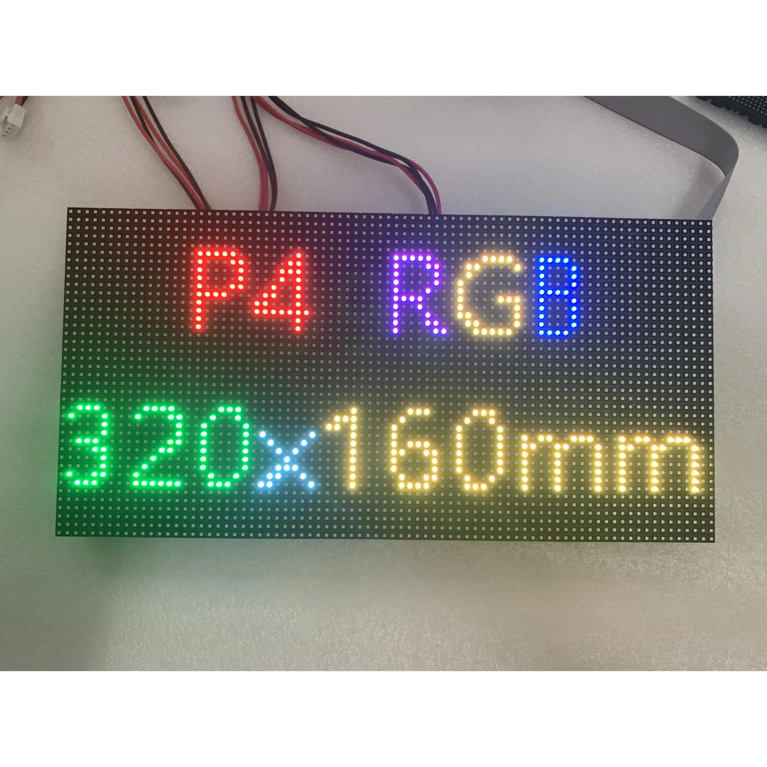 Full color led video wall led display screen module p4 ph4 320x160mm 80x40 pixels