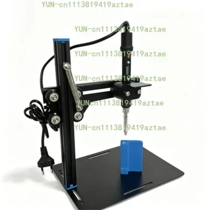 220V Hot Melt Nut Insertion Tool Vertical Hand Press Heat Set Machine 200-400℃ Soldering Iron Style