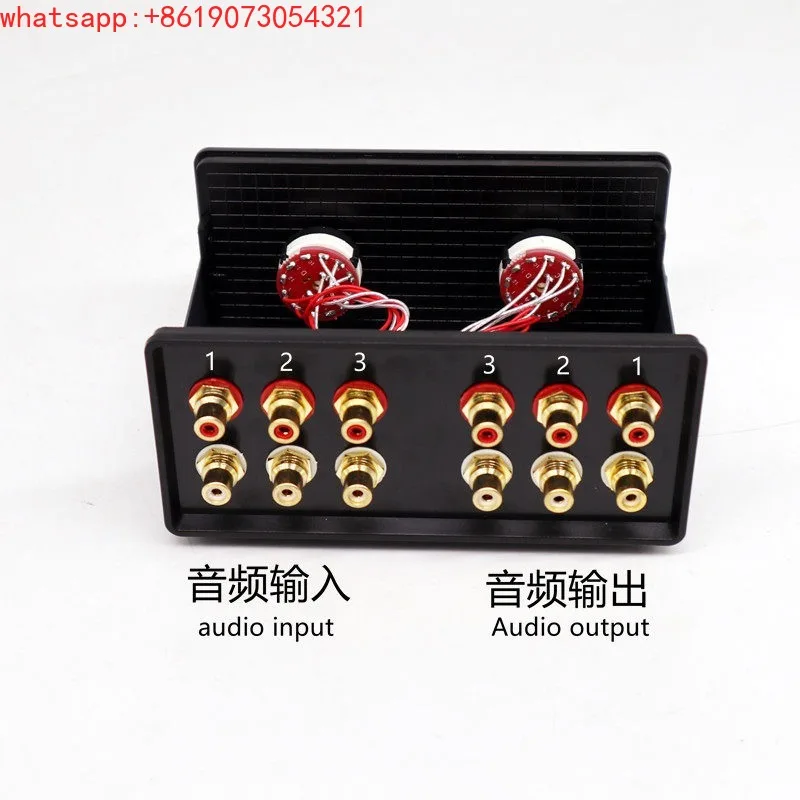 3 in 3 out, a variety of audio source signal input selection switcher 3 choose 1 audio signal input/output
