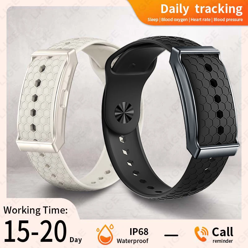 

LIGE No Screen Smart Watch Men's Sports Outdoors Fitness Heart Rate Monitor IP68 Waterproof New Smartwatch For Andrio IOS 2026