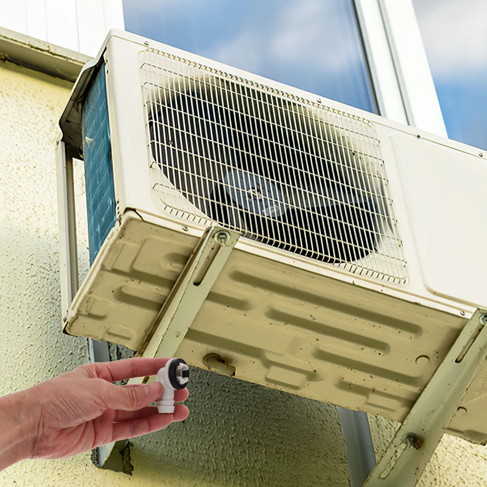 2 قطعة استنزاف الأنابيب التوصيل المكثف موصل الخرطوم 15 مللي متر مشبك البلاستيك أجزاء مكيف الهواء سبليت وحدة التيار المتناوب تركيب الصرف