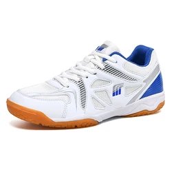 Couples Tennis Shoes Non Slip Table Tennis Sneakers Breathable Training Sneakers Shock-Absorbant Sport Badminton Shoes Female