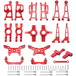 Mjx 14210 14209 H14BM tazza dello sterzo in metallo braccio oscillante inferiore superiore Set staffa per torre d'urto corpo Post Hyper Go RC parti di aggiornamento per auto