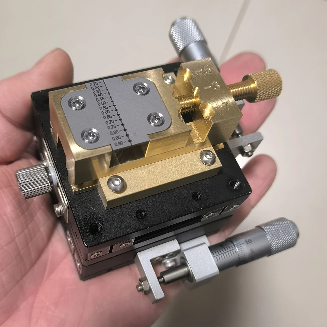 Watch Manual Repair Tools Micro Precision Brass Vise with XY Axis Fine-Tuning Platform