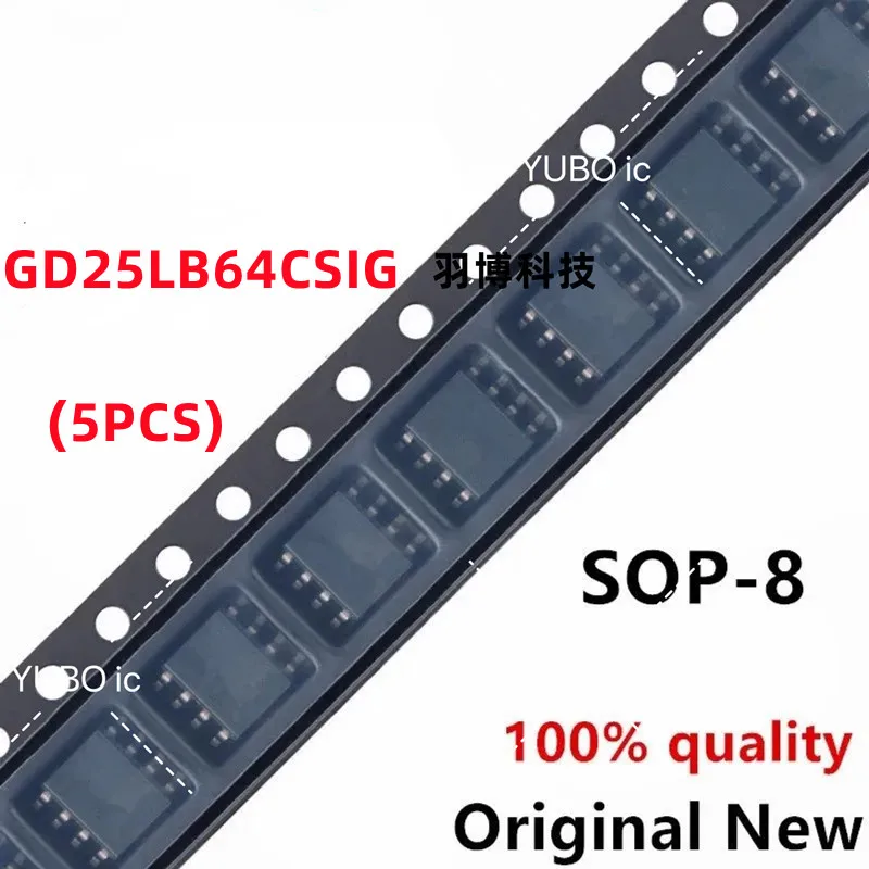 

(5piece)100% New 25LB64CSIG GD25LB64CSIG sop-8 Chipset