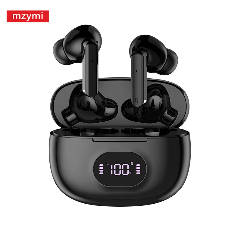 mzymi New TWS Earphone 919 Touch Control Wireless Bluetooth Headphone LED Digital Display In Ear Stereo Sound Headset For XIAOMI