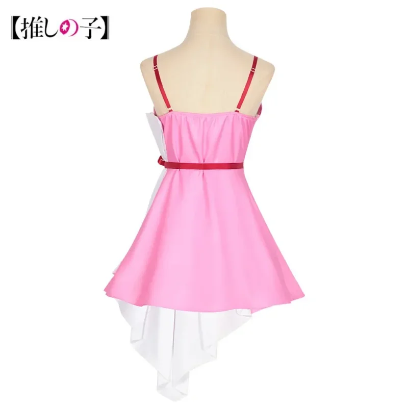 FC6Anime OSHI NO KO Hoshino Rubii Cosplay Costume Sling Evening Dress Skirt Woman Sexy Kawaii Carnival Masquerade Ball Suit@FC8！