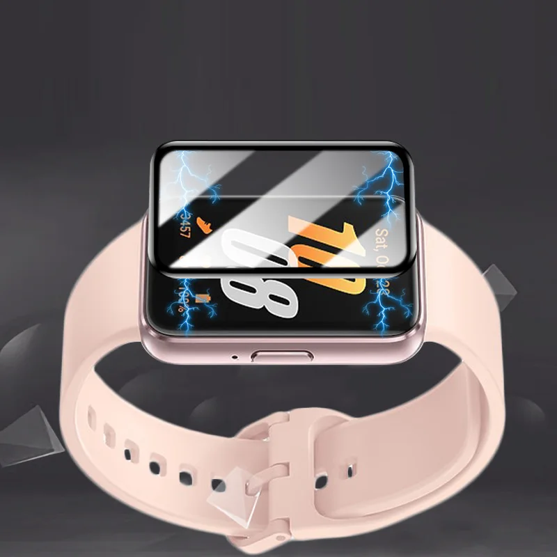 Cubierta de película protectora 3D para pulsera inteligente, Protector de pantalla completa para Samsung Galaxy Fit 3/2, Fit3, Fit2