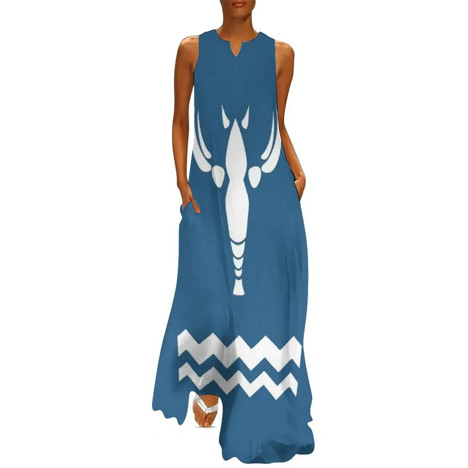 

Wind Waker Island Lobster Pajamas Long Dress luxury women's party dress evening prom long dresses for women Dress woman