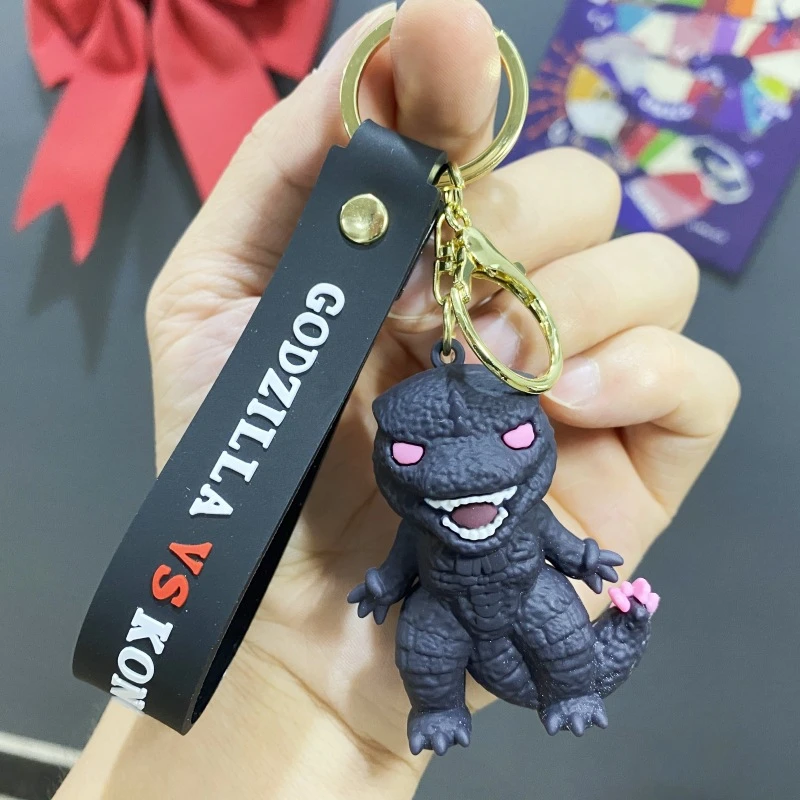 Miniso Creative King Kong Battle Godzilla брелок Monster 3D кукла брелок сумка кулон мальчик украшение рюкзака