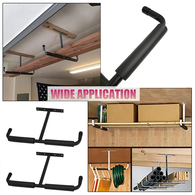 1/2 Piece Heavy Duty Metal Hook Garage Kitchen Storage Box Multifunctional Wall Mounted Bicycle Hook Garden Tool Storage Hook