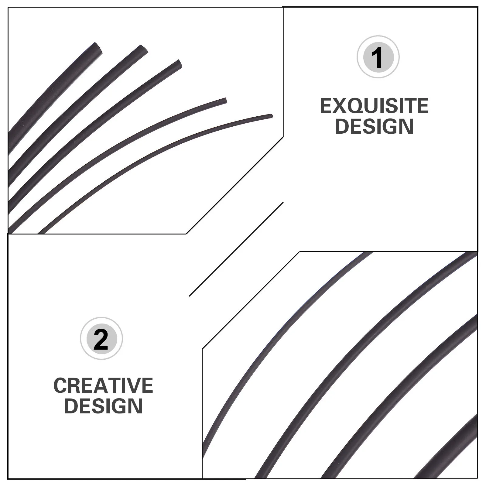 

70pcs Heat Shrink Tubing Kit Black Halogen Free Pe Wire Wrap Tube For Solder Joint Protection Electrical Cable Sleeve Corrosion