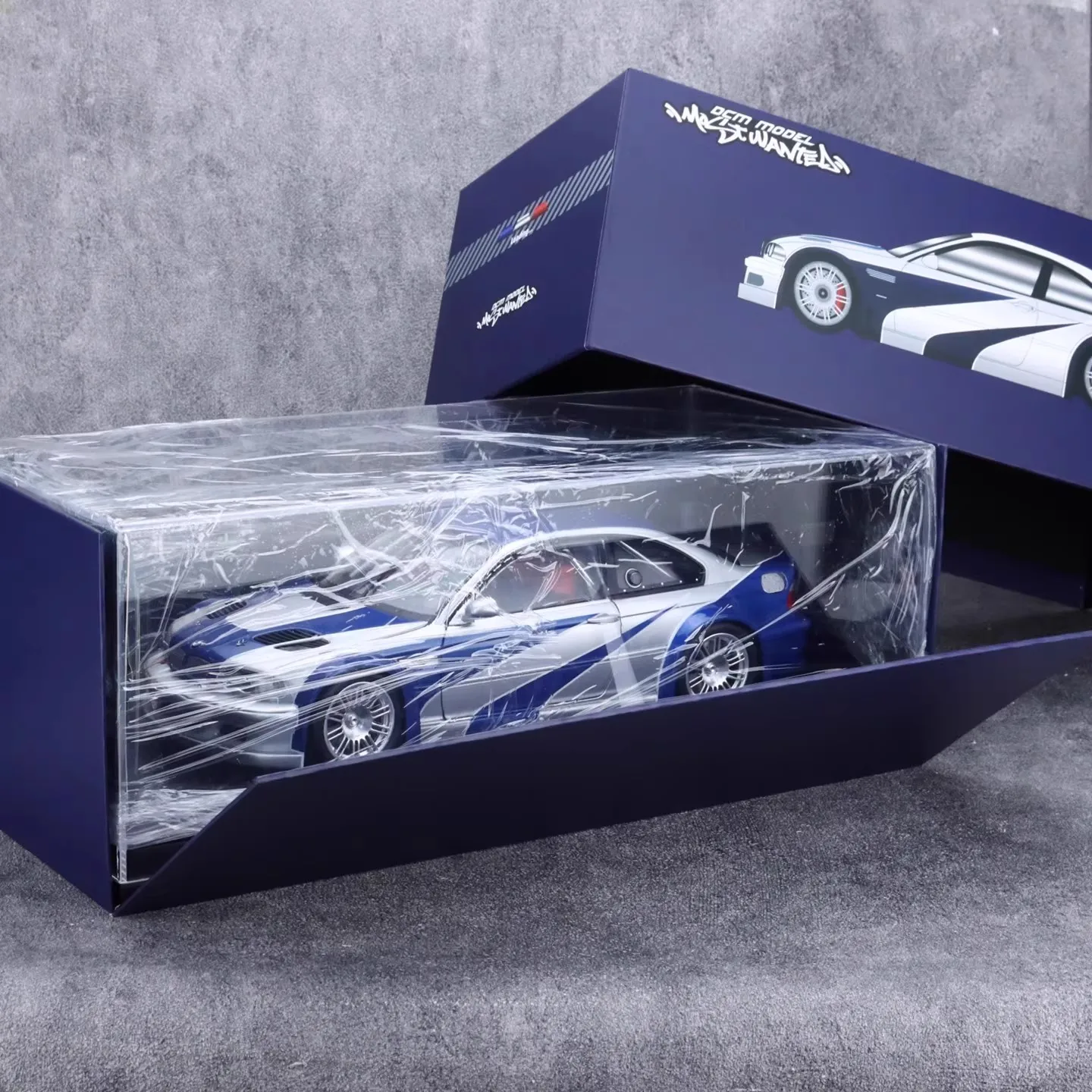 1:18 DCM BMW M3 GTR E46 Car Model Alloy Diecast Model Need for