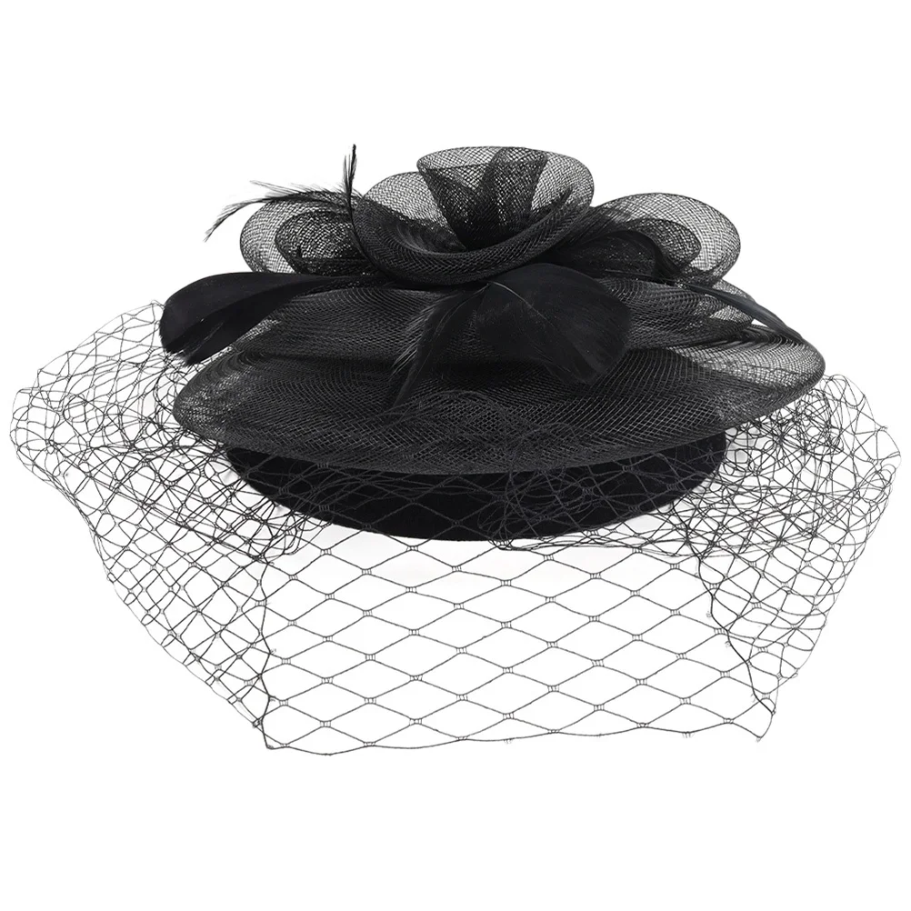 

Women Bride Fascinator Headband Banquet Wedding Headdress Removable Clip Lightweight Tea Party Headpiece