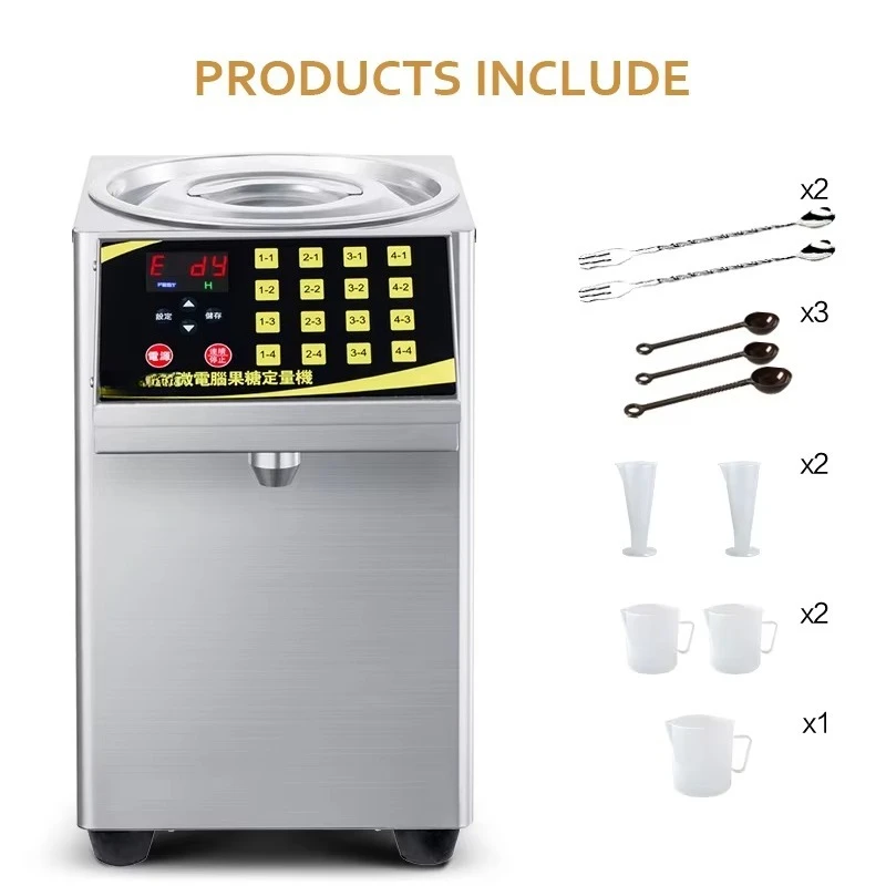 Commerciële Fructose Dispensers Machine Bubble Tea Siroop Doseren Boba Thee Apparatuur