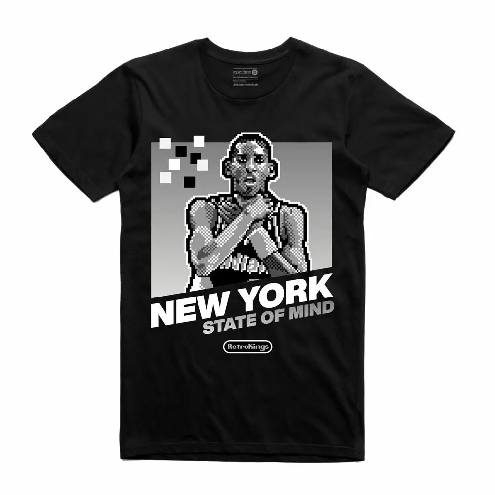 NEW Streetwear on Demand REGGIE NY STATE OF MIND BLACK Tee Shirt SMALL-3XLARGE