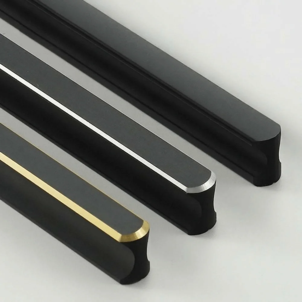 New T Bar Round Head Cabinet Handles Aluminum Alloy Minimalist Furniture Knobs DIY Friendly French Door Pulls Drawer Hardware
