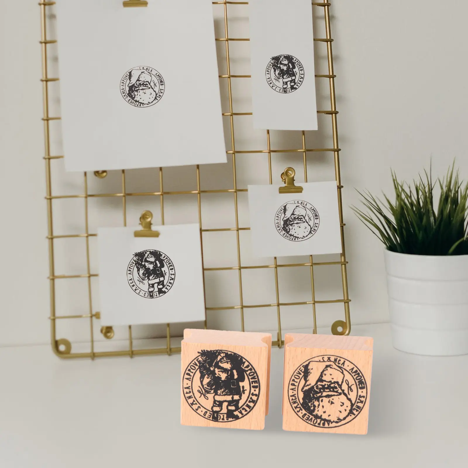 

4 Pcs Christmas Decoration Holiday Stamp Festive Stamps Decorative Book Journal