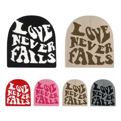 Y2K Winter Warm Knitted Hat Skullies Beanies for Men Women Beanie Cargo Cap Kanye Female Fashion Letter Outdoor Gorras Hombre