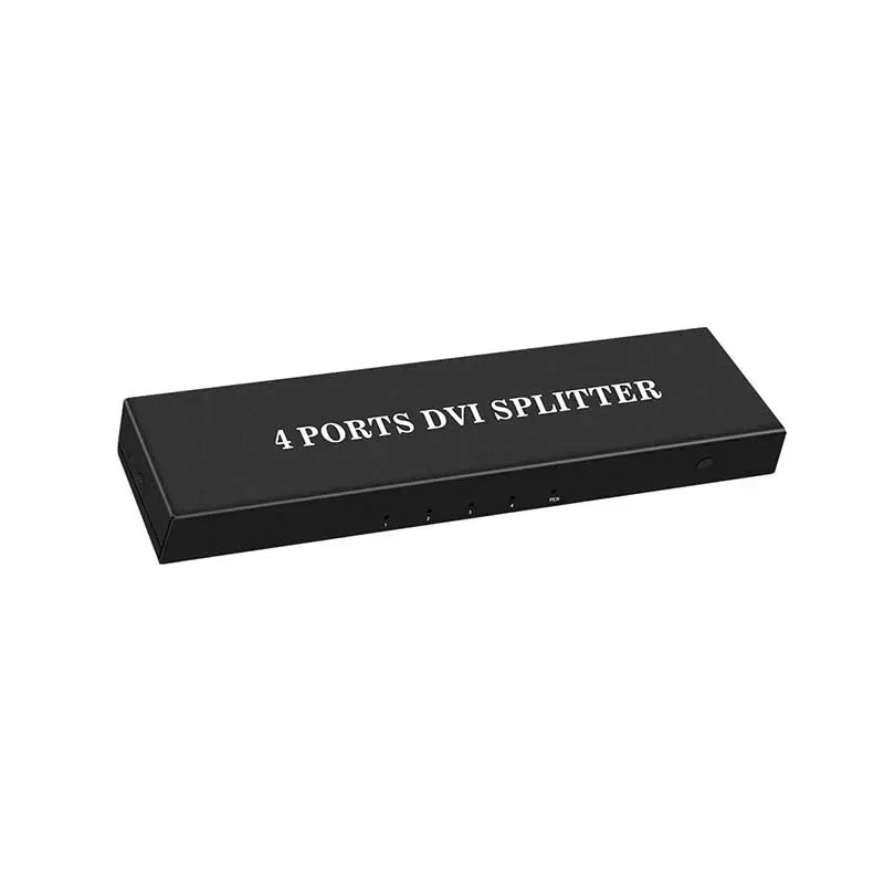 DVI 1X4 Splitter DVI-D Female to Female Distributor for PC Laptop Monitor Projector Computer DVI-D Distributor 1 In 4 Out