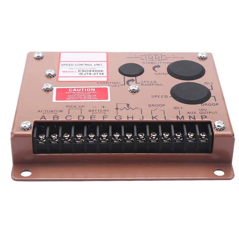 2X Electronic Engine Speed Controller, ESD5500E Governor Generator Controller Panel