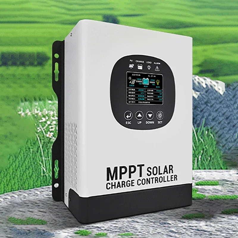 Regolatore di carica solare MPPT ad alta tensione Display LCD adattivo 12V-96V Sistema di controllo dell'accumulo di energia domestica per camper con tetti solari