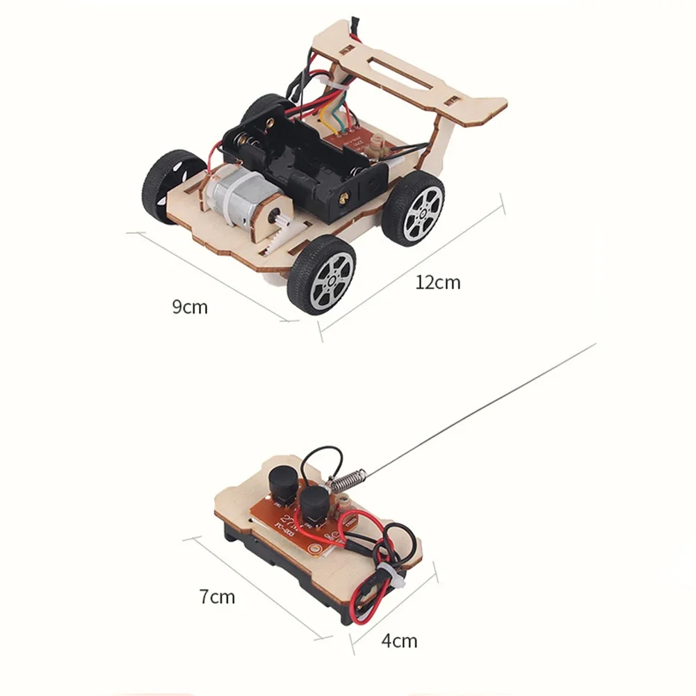 DIY RC Car Model Assemble Kit Mini Teaching Learning STEM Project Science Education Aid Experiment Toys for Kids Children Gifts image 6