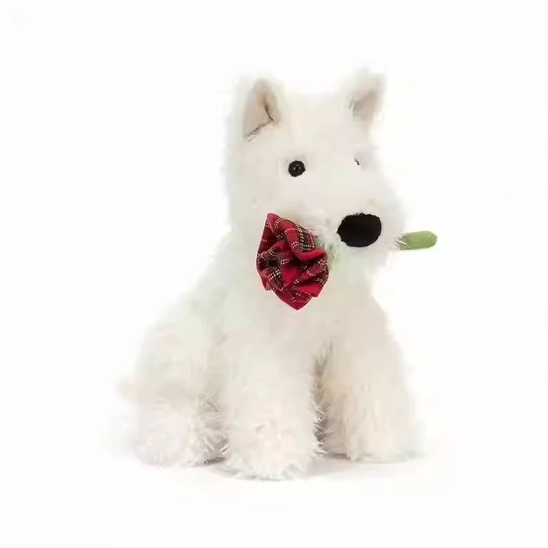 

UK Jellycat Love Confession Rose West Highland Dog Plush Toy Doll Holiday Gift