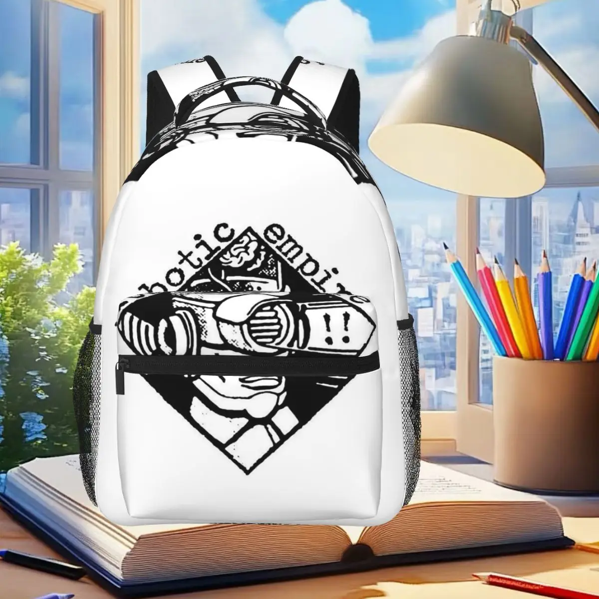 Zyanose I Hate Working Crust Punk Mince Grindcore Grunge Gloom Backpack Student Boys Girls BookBag School Bag Shoulder Bags