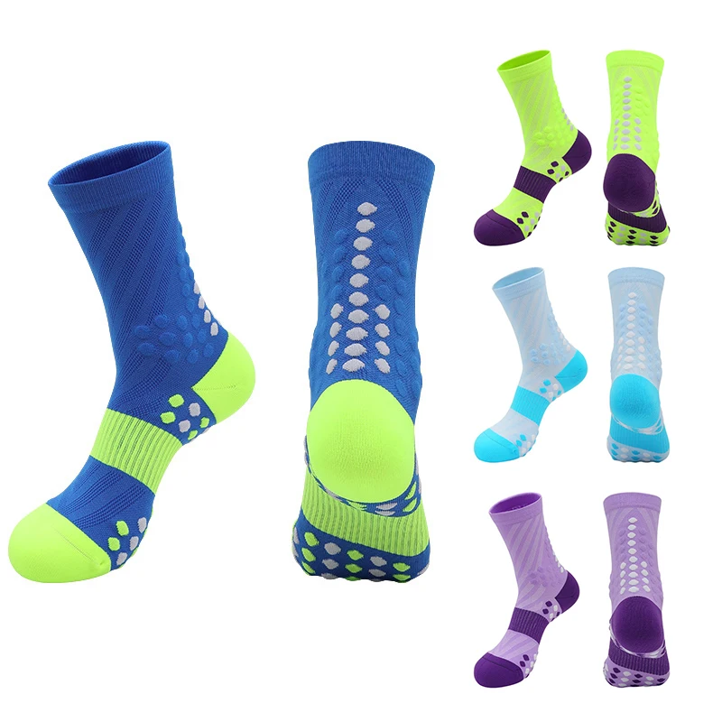 

Спортивные носки Massage Dot для мужчин и женщин, компрессионные носки для марафона, велоспорта, пешего туризма, бега, дышащие, влагоотводящие спортивные носки