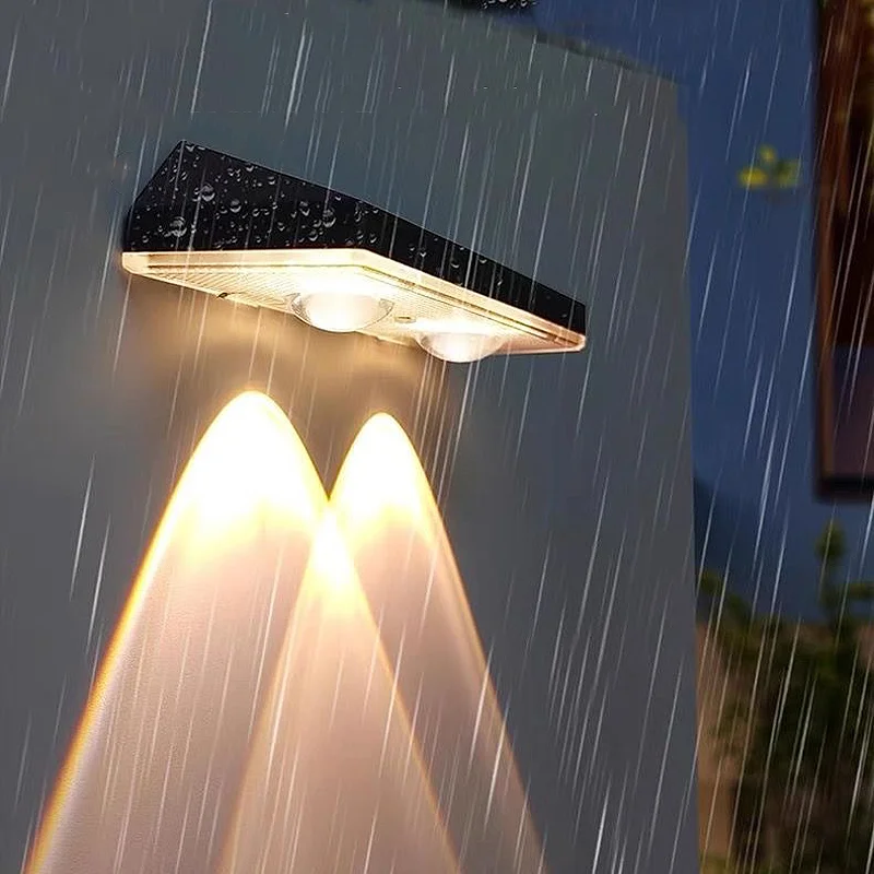 

Солнечный светильник для лестницы, уличный садовый двор, декор для дорожки, яркий настенный светильник, ландшафтное освещение, ступенчатый светильник для сада, патио, забора