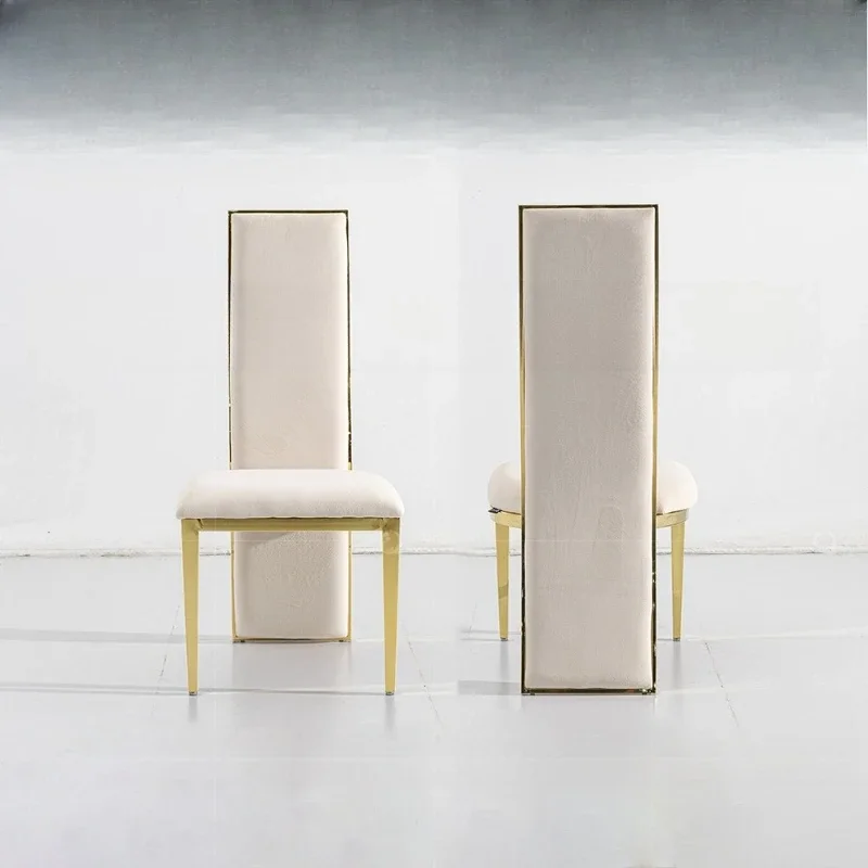 Modern light luxury dining chair home high-end sense wedding modern simple Italian villa high-end designer chair