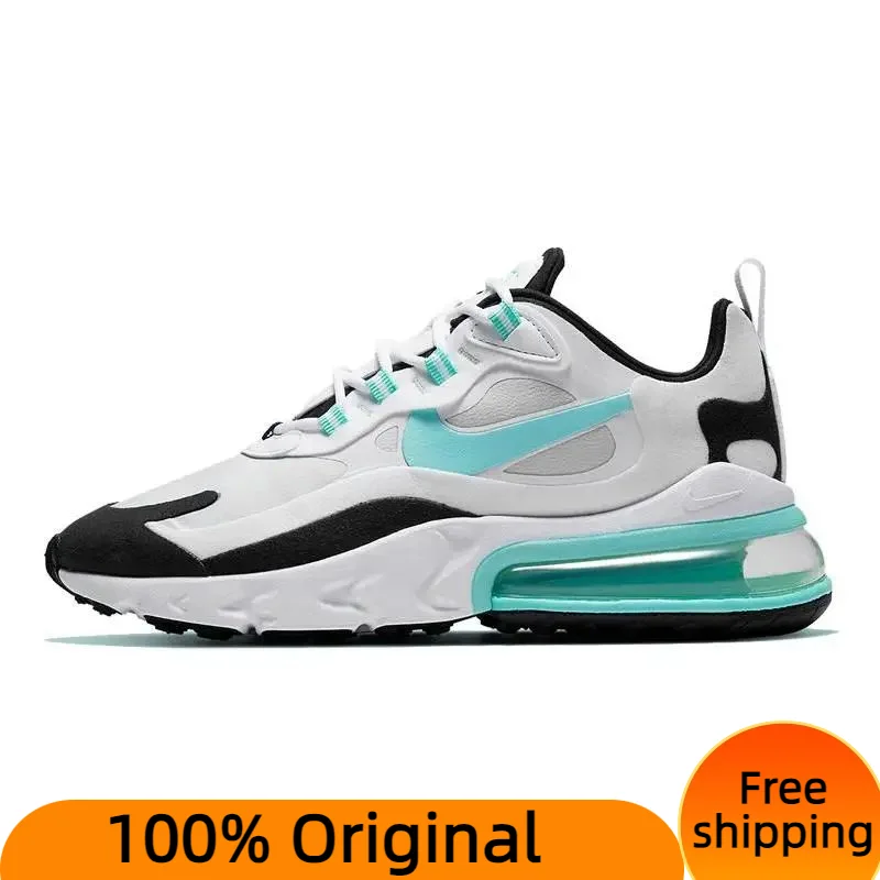 

Nike Air Max 270 React Photon Dust Aurora Green Black Women's Sneakers shoes CJ0619-001