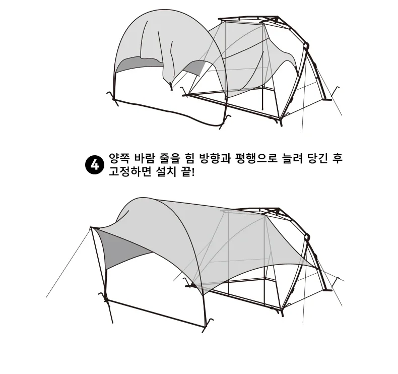 BLACKDOG Super-großer UV-blockierender Zeltplane für den Außenbereich, wasserdicht, Sonnenschutz, Park, Picknick, Strand, Meeresangeln, Überdachungszelte, Neu – Detail 20