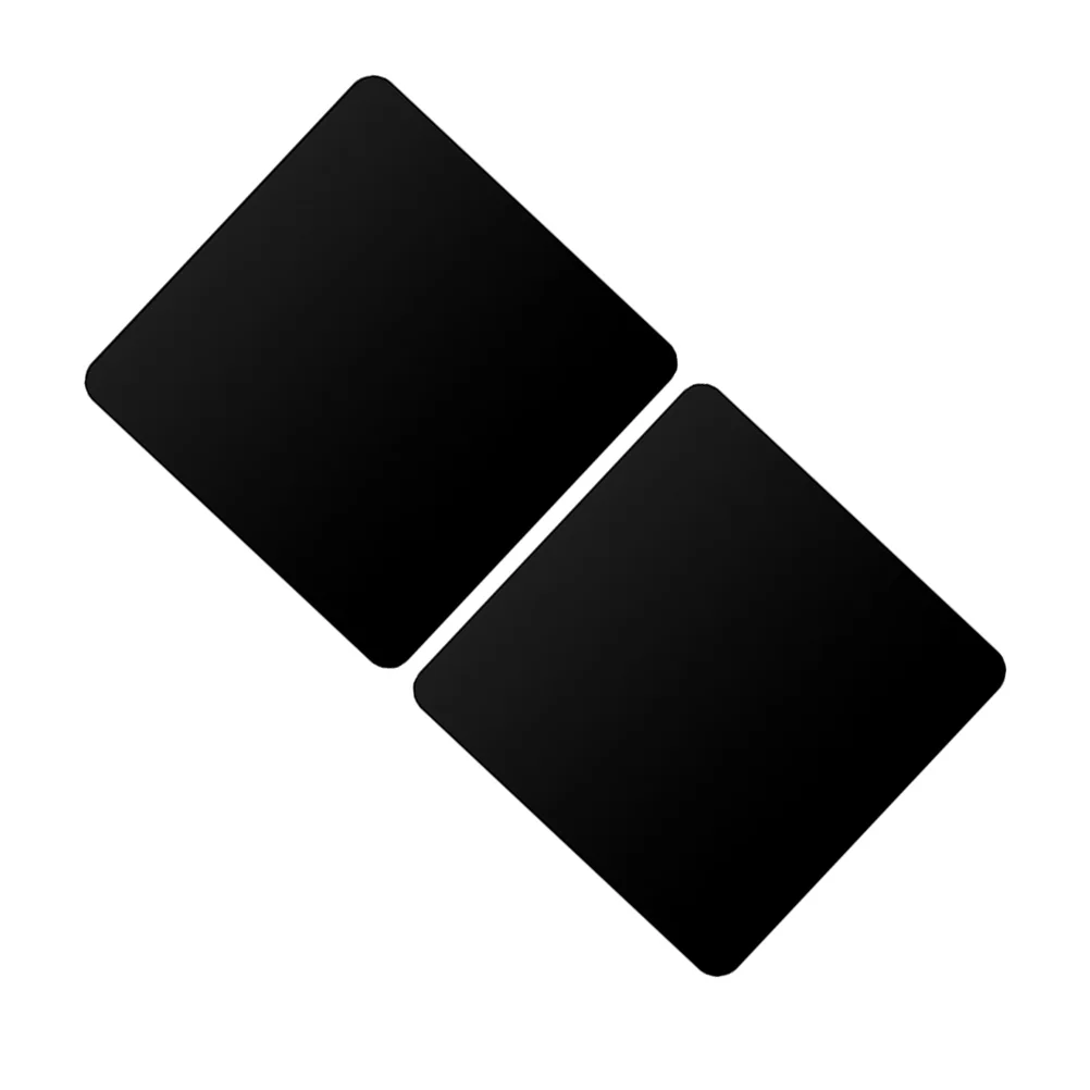 

2 Pcs Black Background Board Photo Backdrop Reflective Display Acrylic Tabletop Photography