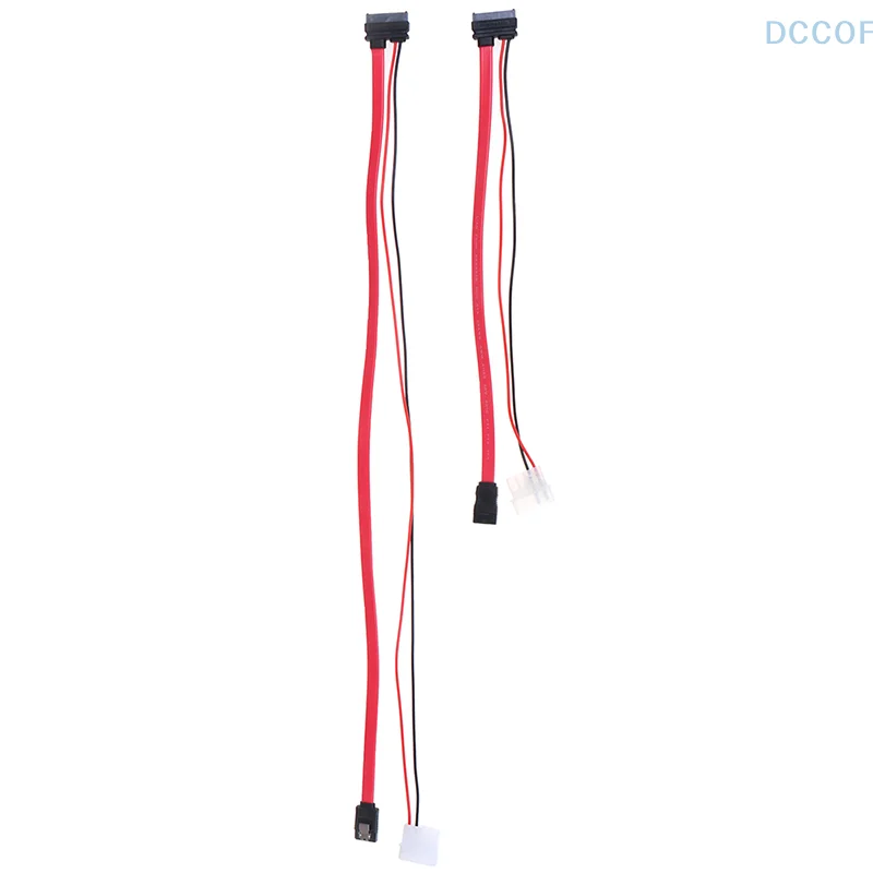 7 + 6 Pin Slimline SATA Cable for Slim Laptop SATA DVD CD-RW Adapter Cable