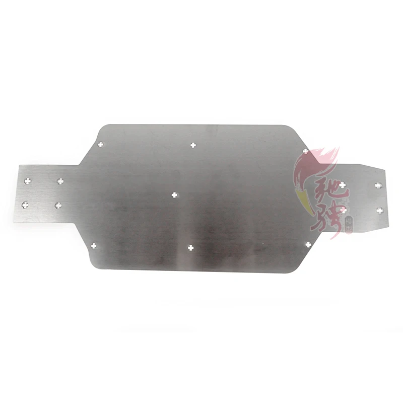 MJX 7303 1/7 رالي RC قطع غيار السيارات الأمامية والخلفية لوحة الحرس حماية سفلية درع معدني 7303 درع الهيكل