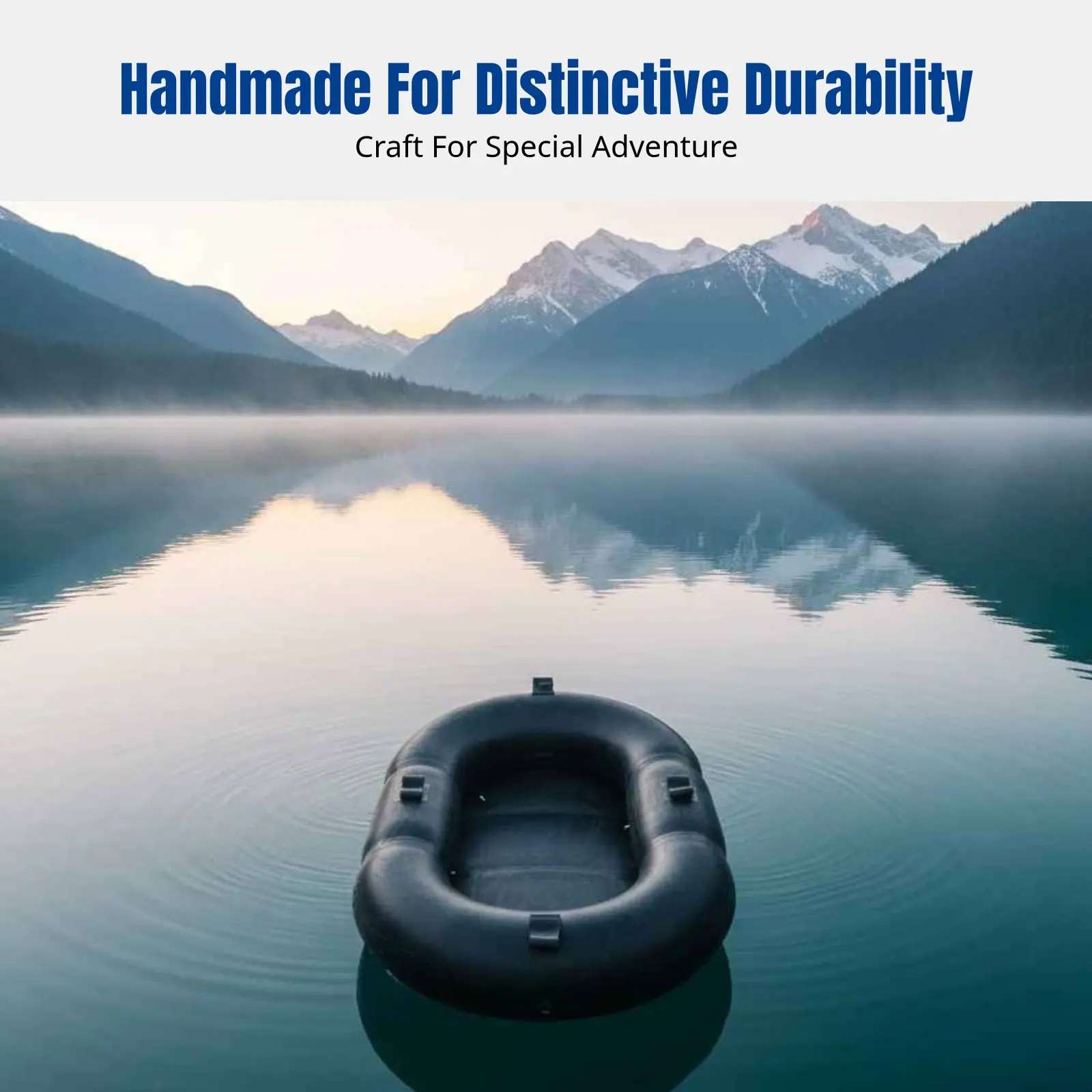 

Inflatable Boat, Thickened PVC Kayak, Dual Chamber, Fishing, Water Leisure Dinghy