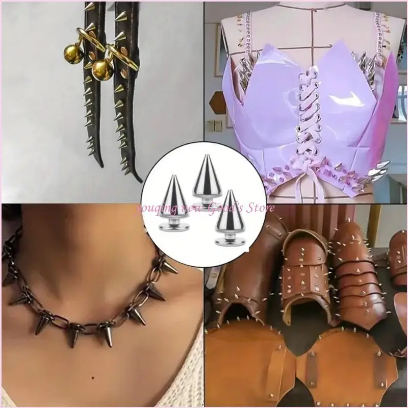 57QA Dekorative Nieten aus Legierung für Punk-Mode-DIY-Projekte – Detail 7