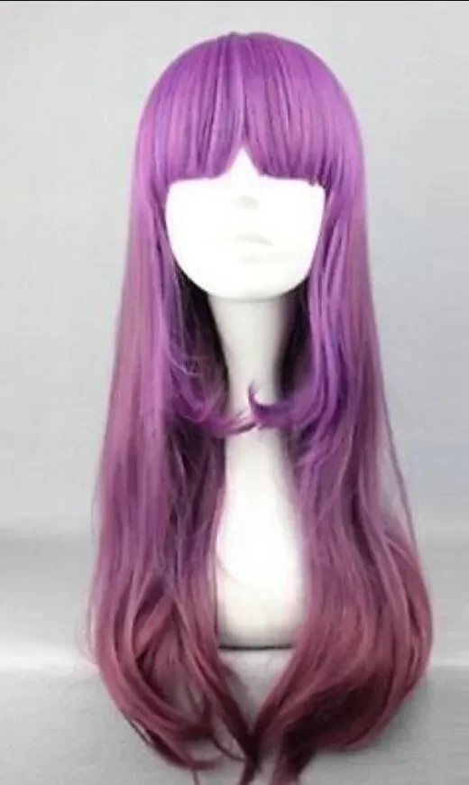 Synthetische Frisur 60cm lange Cosplay Perücke