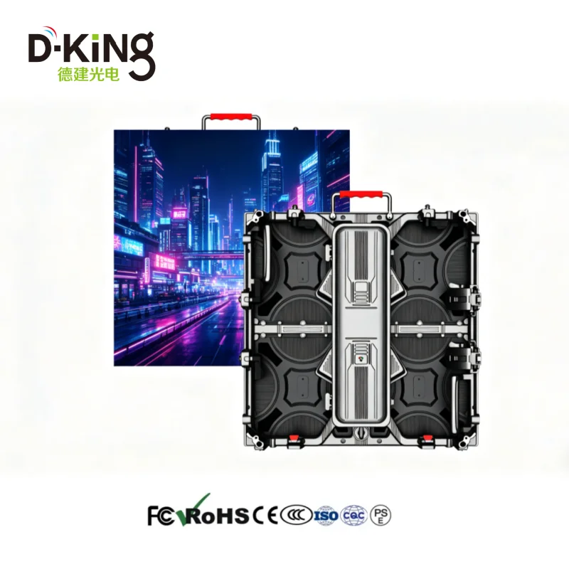 P2.6 Outdoor Rental LED Display Wall 500*500mm Cabinet LED Screen for Stage, Subway and Self-Service Applications