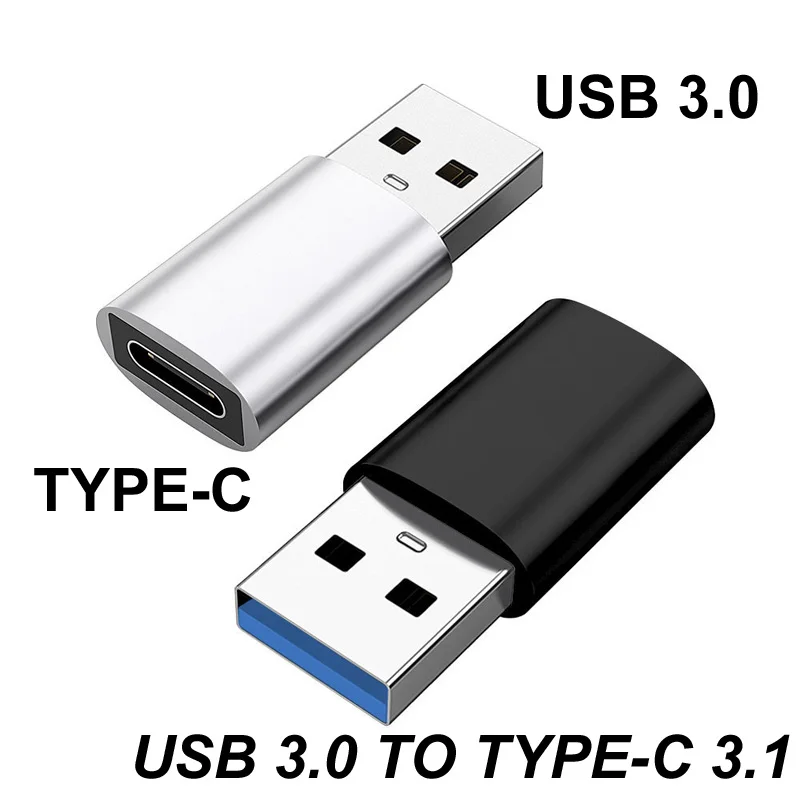 

Universal USB 3.0 OTG Male To Type C 3.1 Female Adapter Converter Cable For Car Charger Data Mobile Phone pc Notebook Macbook