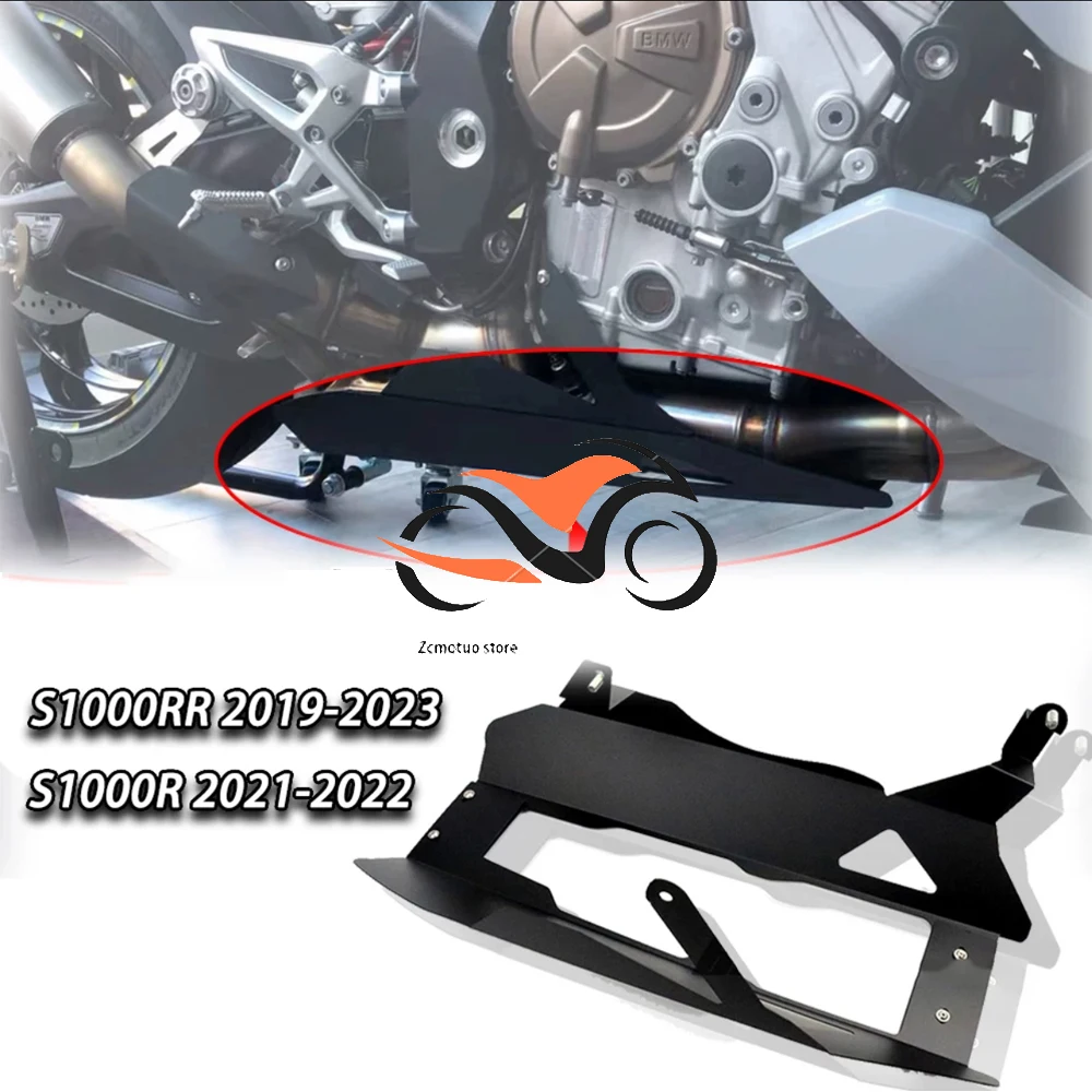 

New Accessories Belly Pan Engine Exhaust cover Exhaust trim Fit For BMW S1000R S1000RR 2019 2020 2021 2022 2023 S1000 RR