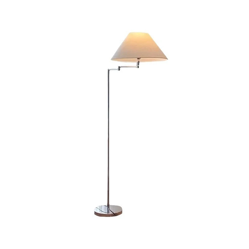 Korean floor lamp modern simple rocker arm vertical fishing lamp living room studio atmosphere lamp