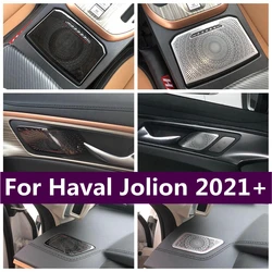 Front Door Handle Speaker Storage Box Dashboard Air Conditioner Vent AC Outlet Cover Trim For Haval Jolion 2021 2022 2023 2024