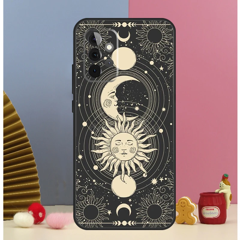 Witches Moon Tarot Cover For Samsung Galaxy A53 A33 A52 A32 A22 A12 A13 A23 A51 A71 A14 A34 A54 A15 A25 Case